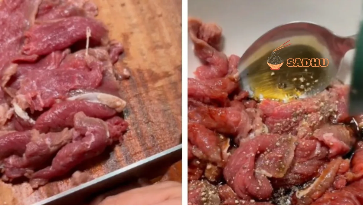 so-che-va-uop-thit-bo-de-lam-bo-xao-rau-muong-png sơ chế và ướp thịt bò để làm bò xào rau muống